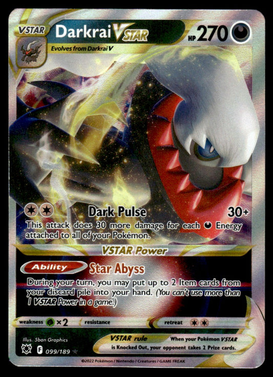 Darkrai VSTAR 099/189 - Astral Radiance - Sword & Shield