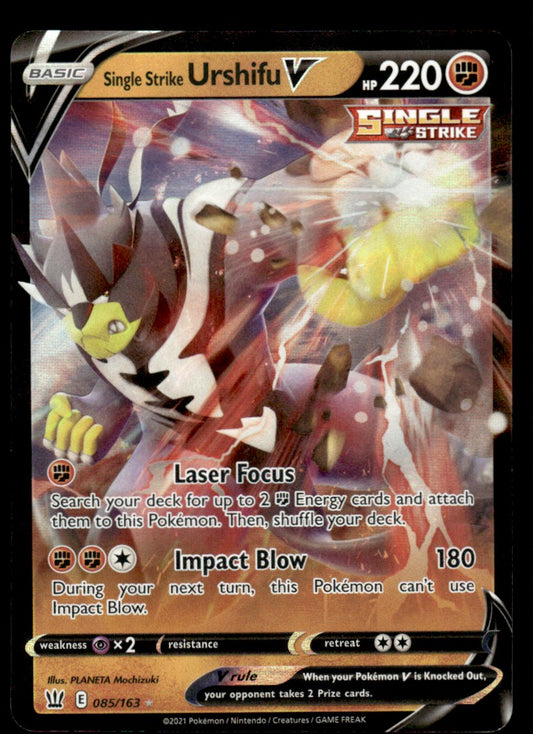 Single Strike Urshifu V 085/163 - Battle Styles - Sword & Shield