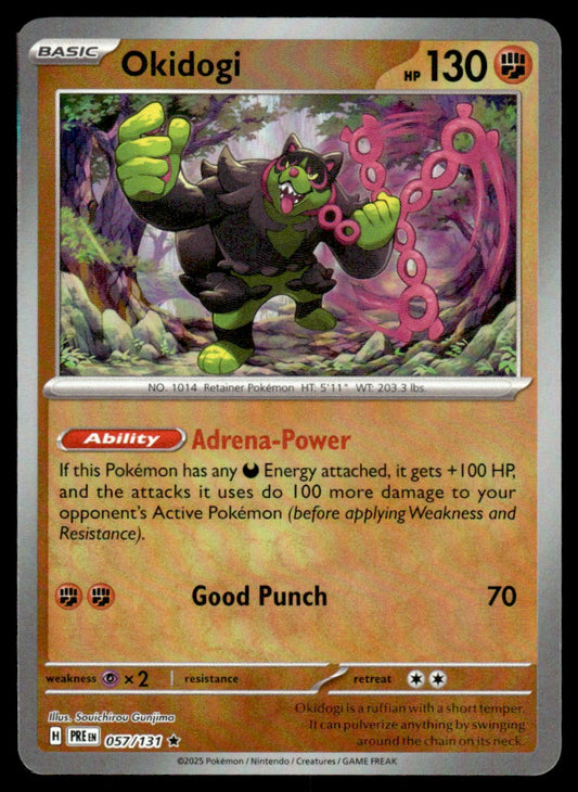 Okidogi (Master Ball Patern) 057/131 - Prismatic Evolutions - Scarlet & Violet