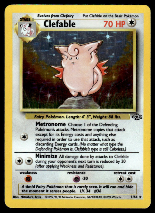 Clefable Holo - NM - Jungle