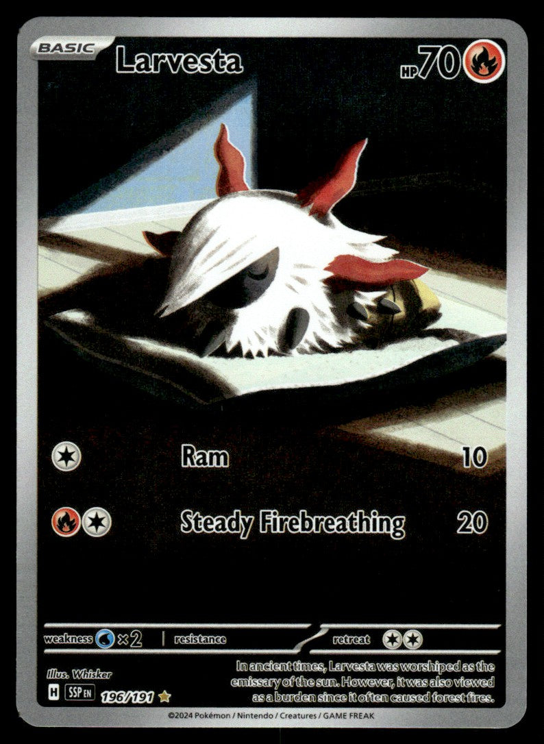 Larvesta 196/191 - Surging Sparks - Scarlet & Violet