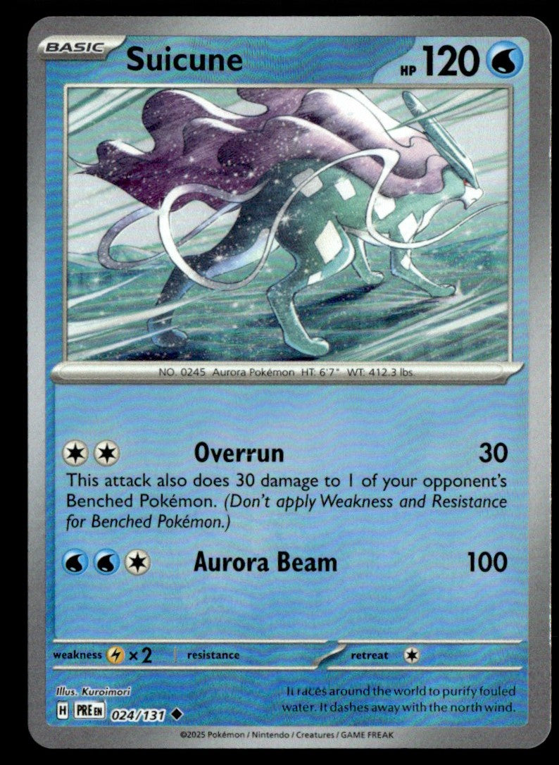 Suicune (Poke Ball Pattern) 024/131 - Prismatic Evolutions - Scarlet & Violet