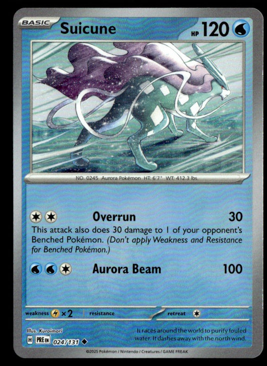 Suicune (Poke Ball Pattern) 024/131 - Prismatic Evolutions - Scarlet & Violet