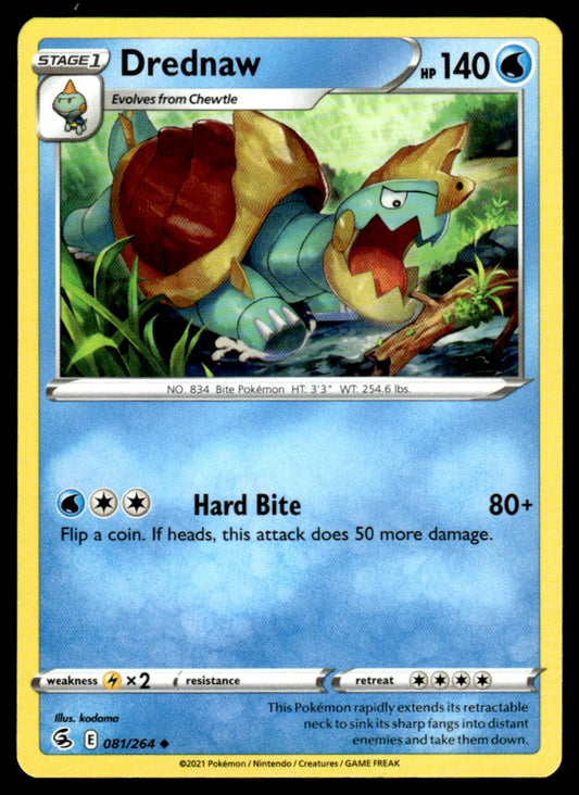 Drednaw 081/264 Uncomon - Fusion Strike - Sword & Shield