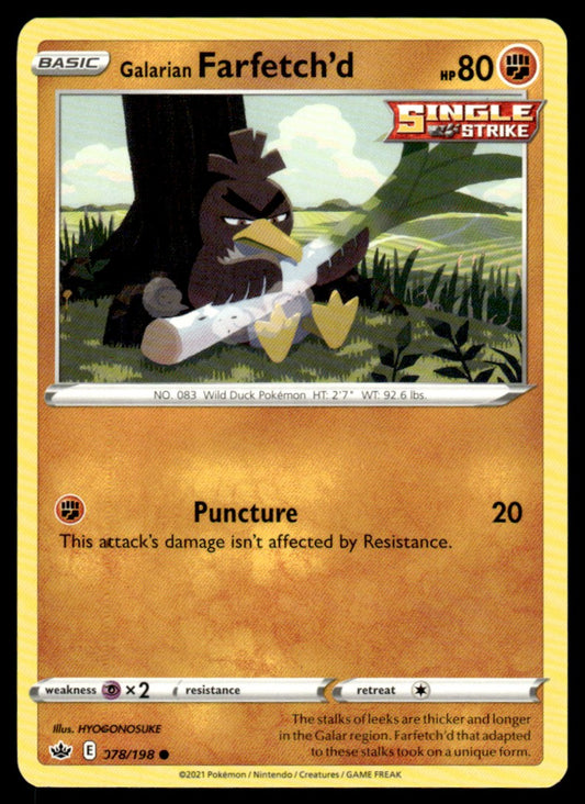 Galarian Farfetch’d 078/198 Comun - Chilling Reign - Sword & Shield