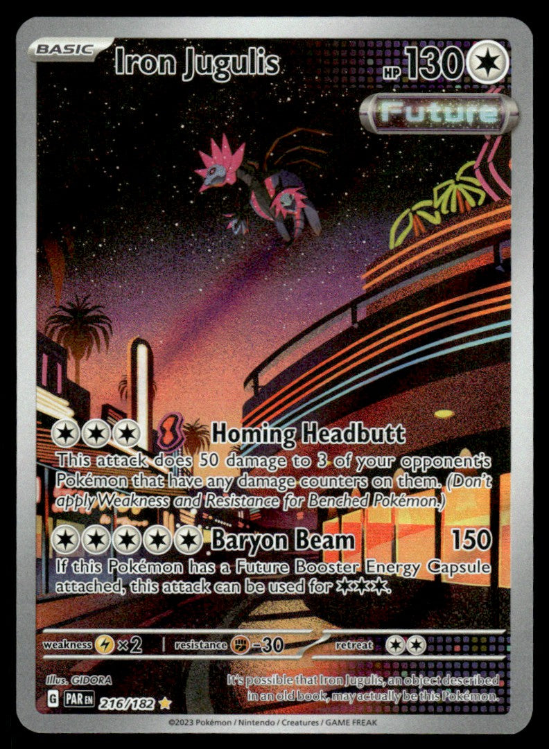 Iron Jugulis 216/182 - Paradox Rift - Scarlet & Violet