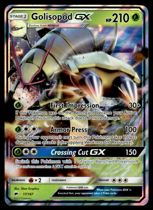 NM Golisopod-GX 17 - Burning Shadows
