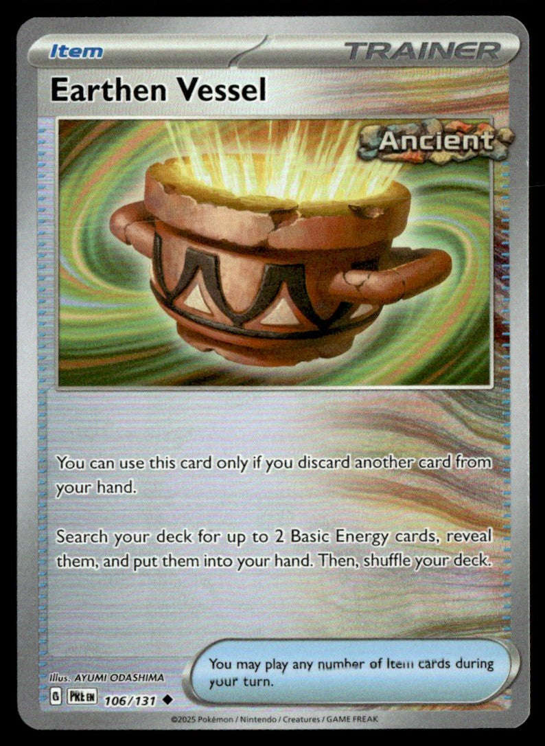 Earthen Vessel (Poke Ball Pattern) 106/131 - Prismatic Evolutions - Scarlet & Violet