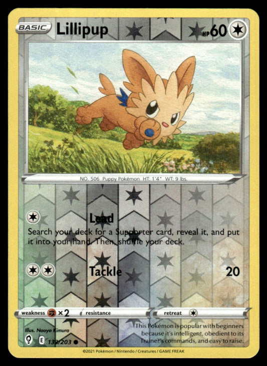 Lillipup 133/203 Reverse - Evolving Skies - Sword & Shield