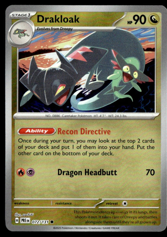 Drakloak (Poke Ball Pattern) 072/131 - Prismatic Evolutions - Scarlet & Violet