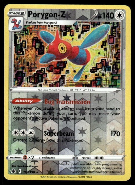 Porygon-Z 118/198 Reverse - Chilling Reign - Sword & Shield