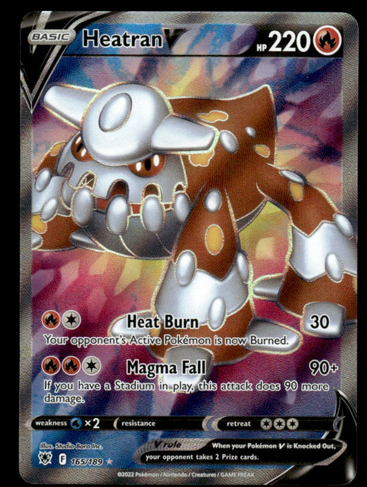 Heatran V 165/189 - Astral Radiance - Sword & Shield