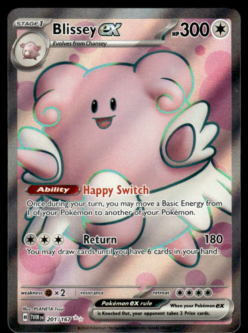 Blissey ex 201/167 - Twilight Masquerade - Scarlet & Violet