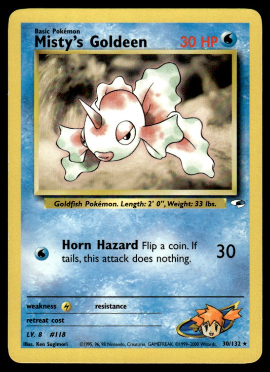 LP Misty’s Goldeen 30 No Holo - Gym Heroes