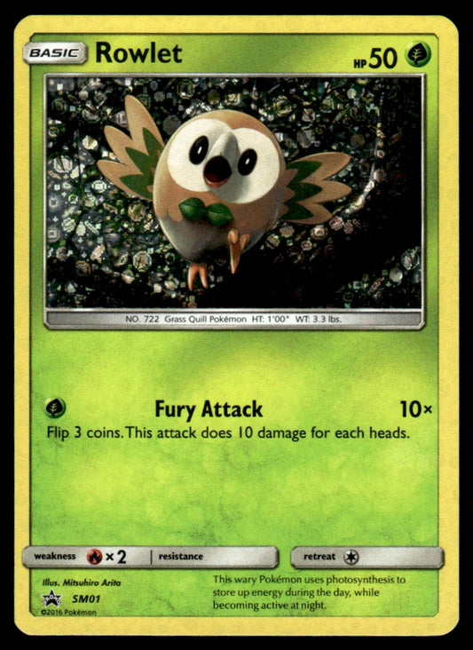 NM - Rowlet SM01 - Holo - Sun & Moon Promos