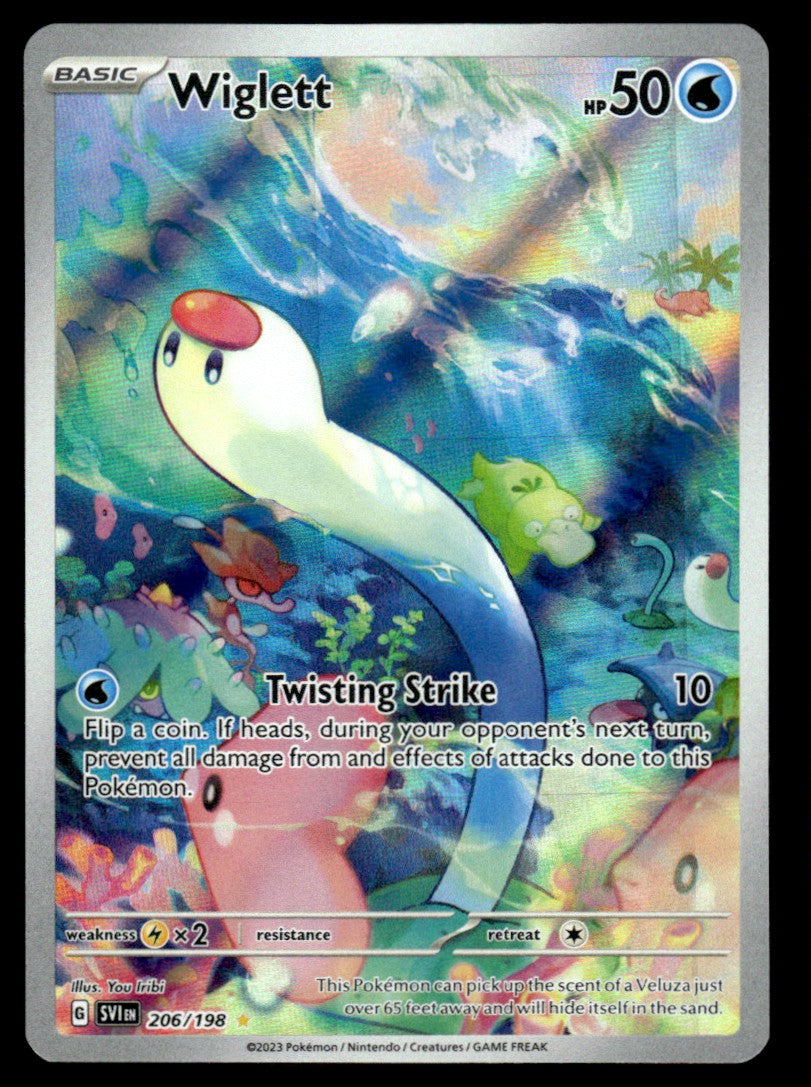 Wiglett 206/198 - Scarlet & Violet Base Set - Scarlet & Violet