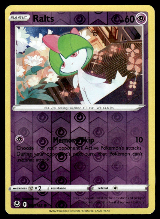 Ralts 067/195 Reverse - Silver Tempest - Sword & Shield