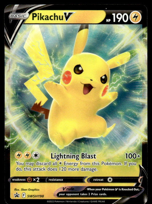 Pikachu V SWSH198 - Sword & Shield Promos - Sword & Shield
