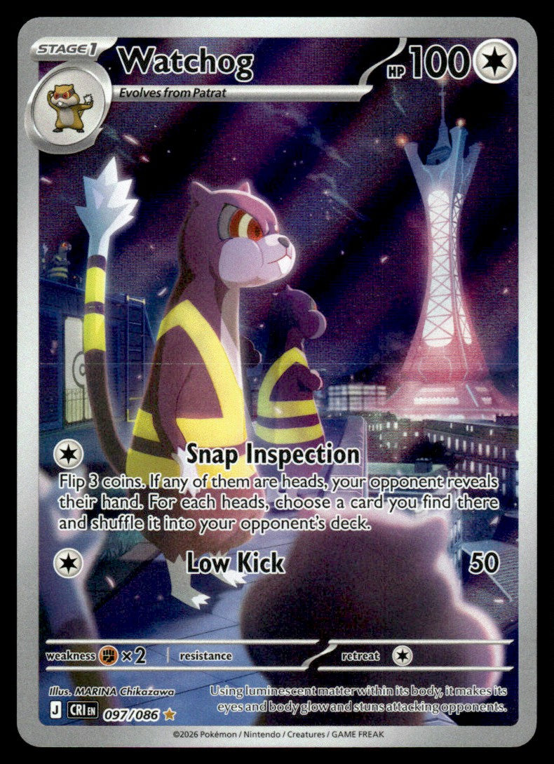 Watchog 097/086 - Chaos Rising - Mega Evolution