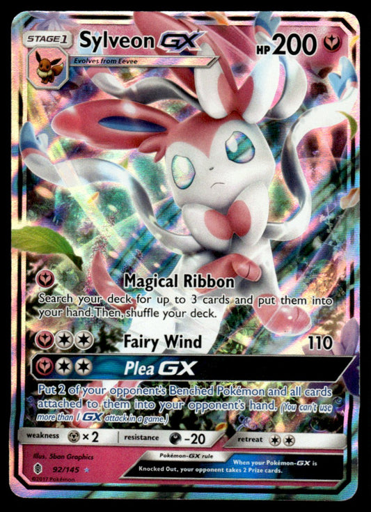 NM Sylveon GX 92 - Guardians Rising