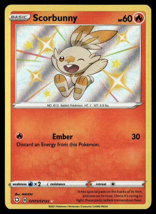 Scorbunny SV015/SV122 - Shining Fates - Sword & Shield