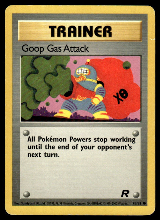 LP Goop Gas Attack 78 No Holo - Team Rocket