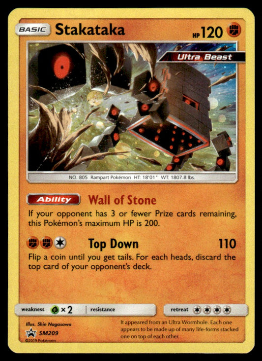 NM - Stakataka SM209 - Holo - Sun & Moon Promos