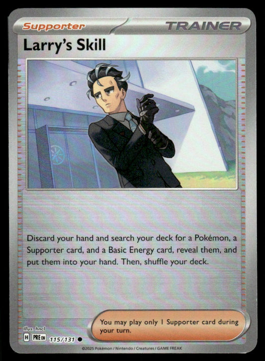 Larry's Skill (Poke Ball Patern) 115/131 - Prismatic Evolutions - Scarlet & Violet
