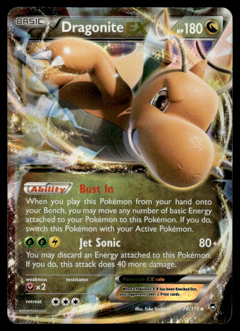 Dragonite-EX - LP - 74 - Furious Fists