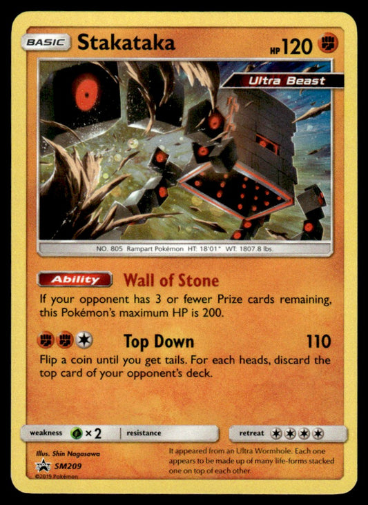 NM - Stakataka SM209 - Holo - Sun & Moon Promos