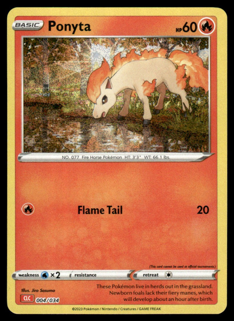 Ponyta 004/034 - Trading Card Game Classic