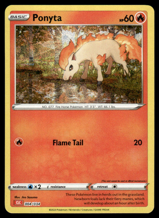 Ponyta 004/034 - Trading Card Game Classic