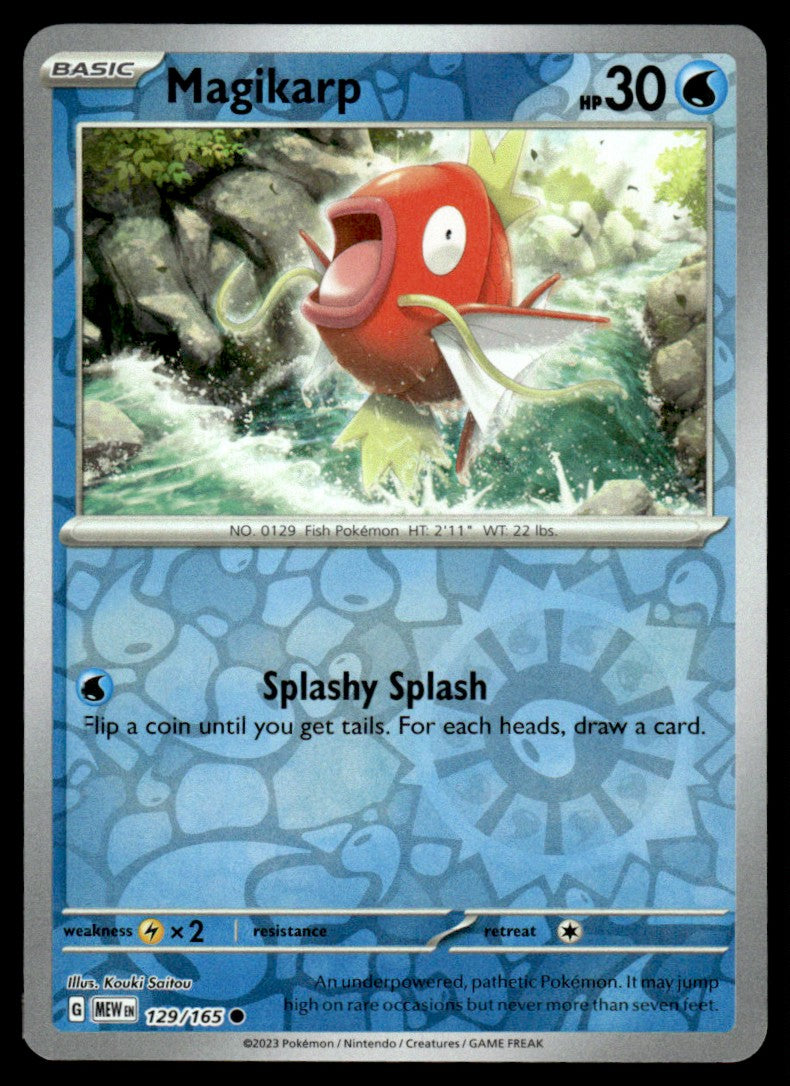 Magikarp 129/165 Reverse - Scarlet & Violet - 151 - Scarlet & Violet