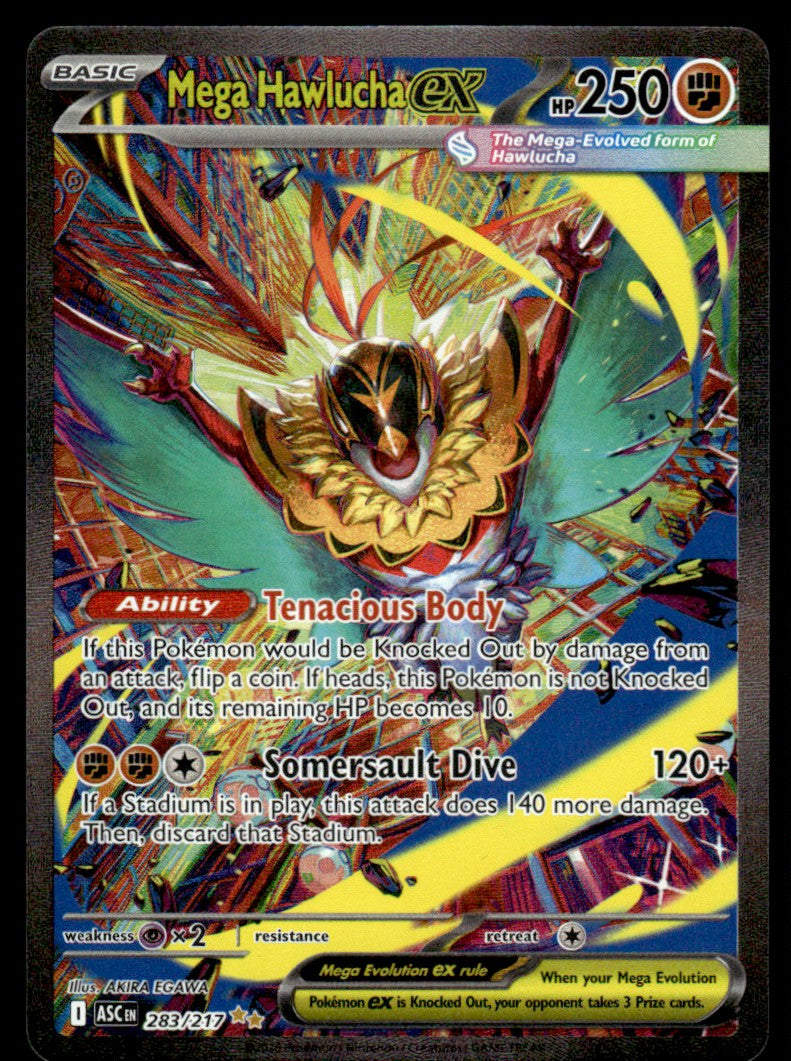 Mega Hawlucha ex 283/217 - Ascended Heroes - Mega Evolution