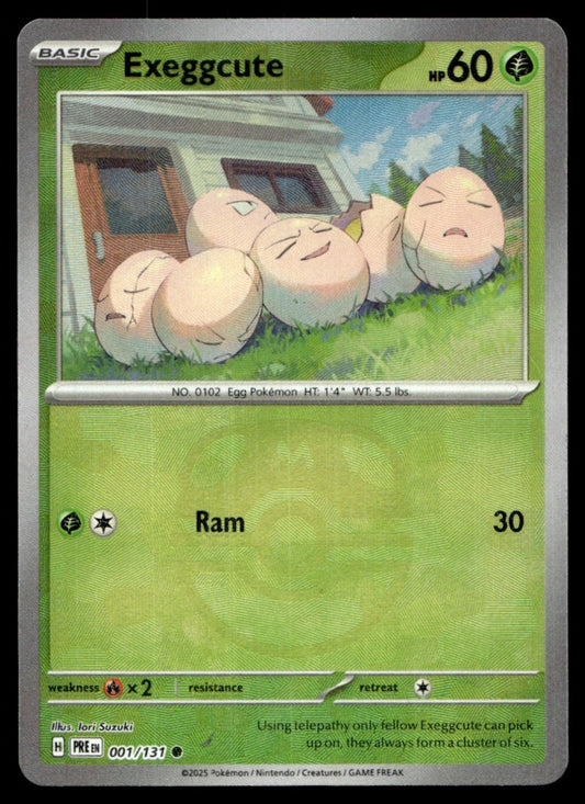 Exeggcute (Master Ball Pattern) 001/131 - Prismatic Evolutions - Scarlet & Violet