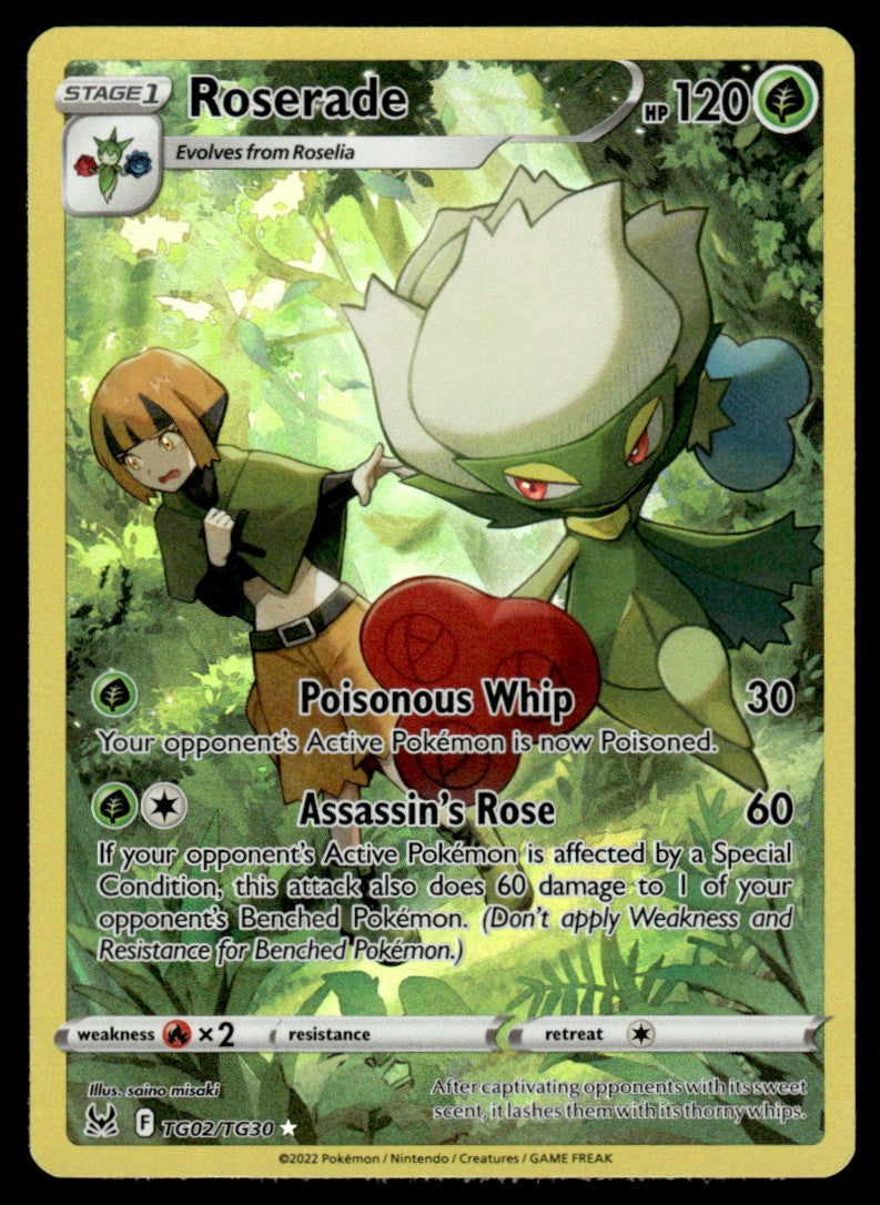 Roserade TG02/TG30 - Lost Origin - Trainer Gallery - Sword & Shield