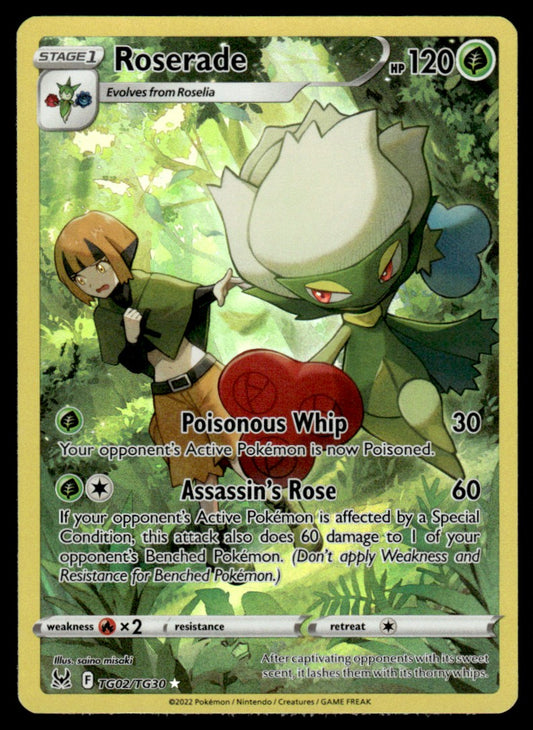 Roserade TG02/TG30 - Lost Origin - Trainer Gallery - Sword & Shield