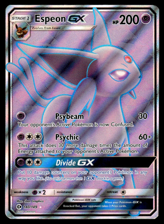 NM Espeon-GX 140 - SM Base Set