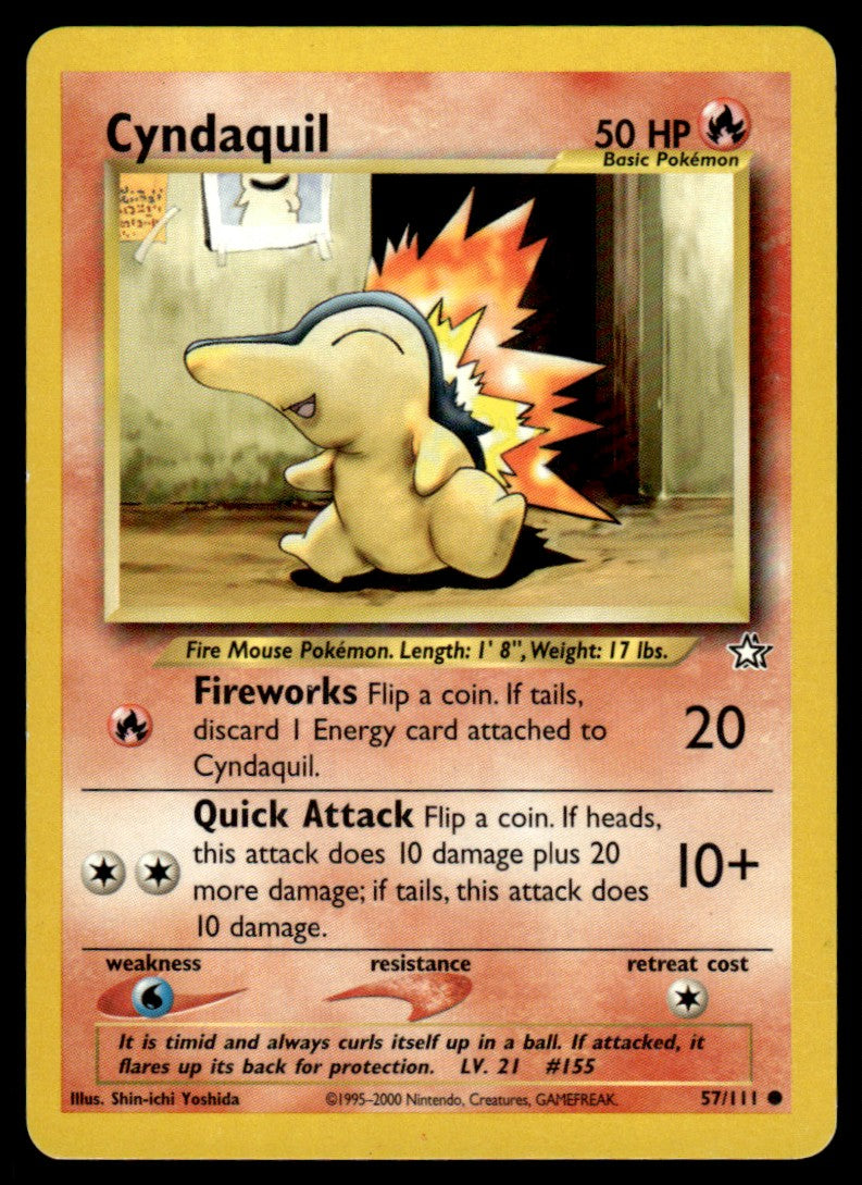 LP Cyndaquil 57 No Holo - Neo Genesis