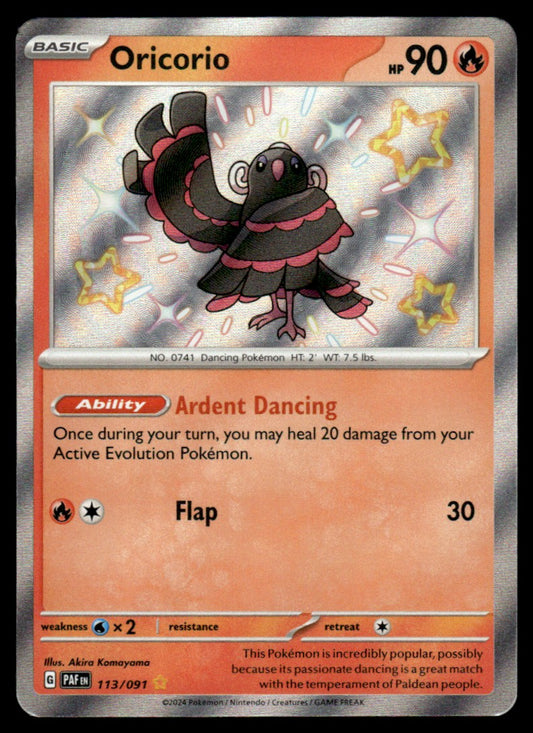 Oricorio 113/091 - Paldean Fates - Scarlet & Violet