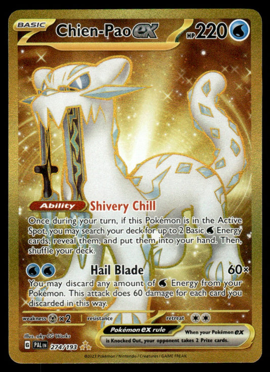 Chien-Pao ex 274/193 - Paldea Evolved - Scarlet & Violet