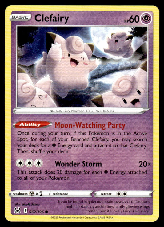 Clefairy 062/196 Comun - Lost Origin - Sword & Shield
