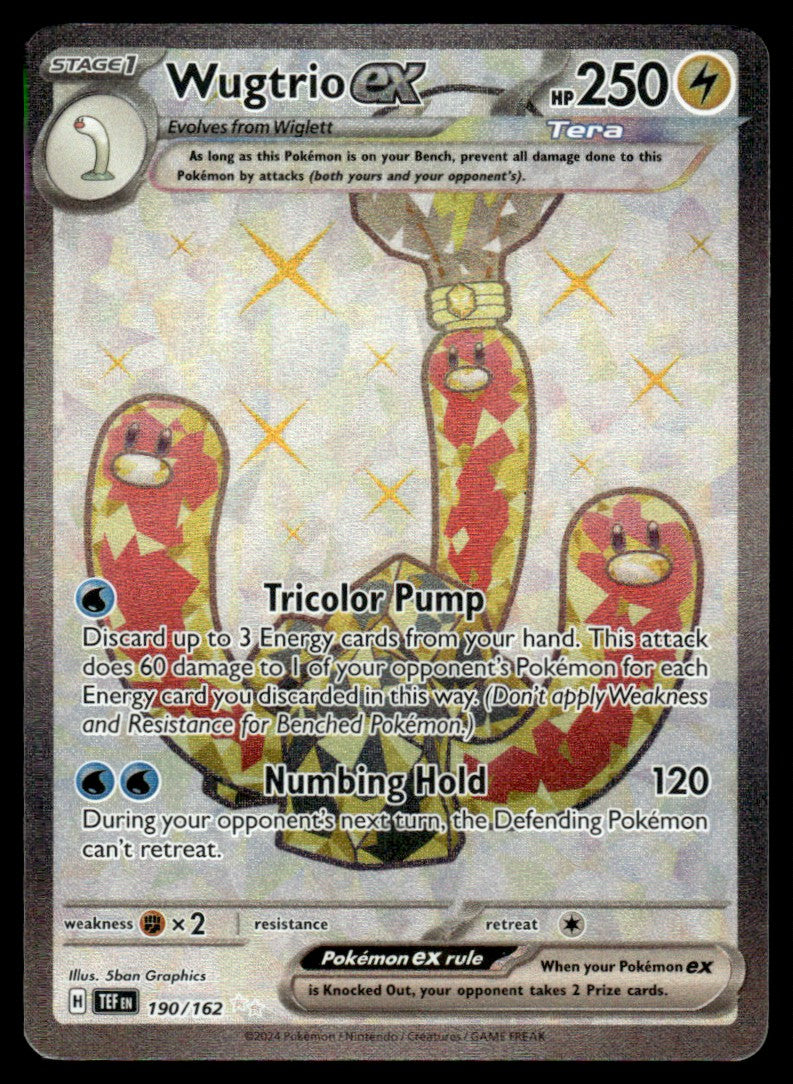 Wugtrio ex 190/162 - Temporal Forces - Scarlet & Violet