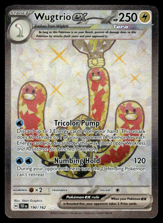 Wugtrio ex 190/162 - Temporal Forces - Scarlet & Violet