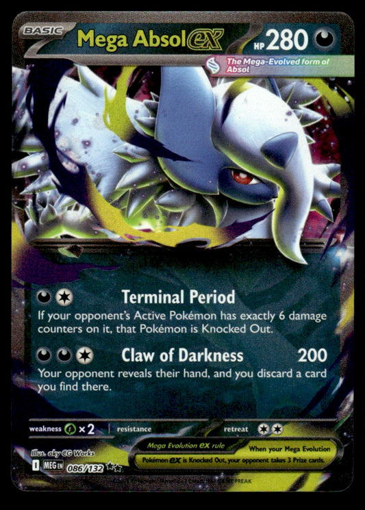Mega Absol ex 086/132 - Mega Evolution Base Set - Mega Evolution