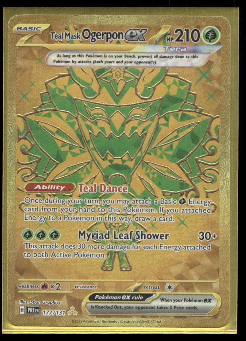Teal Mask Ogerpon ex 177/131 - Prismatic Evolutions - Scarlet & Violet