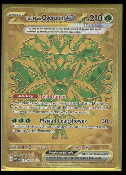 Teal Mask Ogerpon ex 177/131 - Prismatic Evolutions - Scarlet & Violet