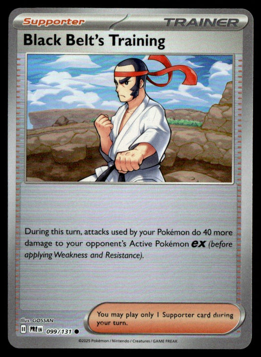 Black Belt's Training (Poke Ball Pattern) 099/131 - Prismatic Evolutions - Scarlet & Violet