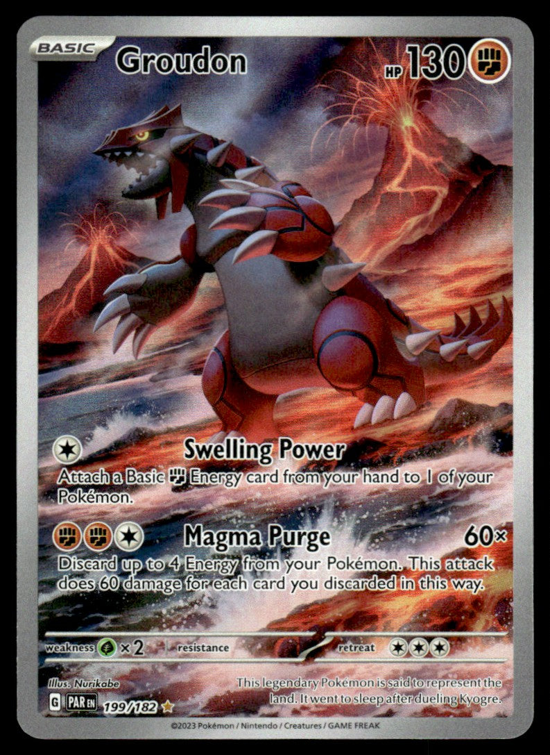 Groudon 199/182 - Paradox Rift - Scarlet & Violet