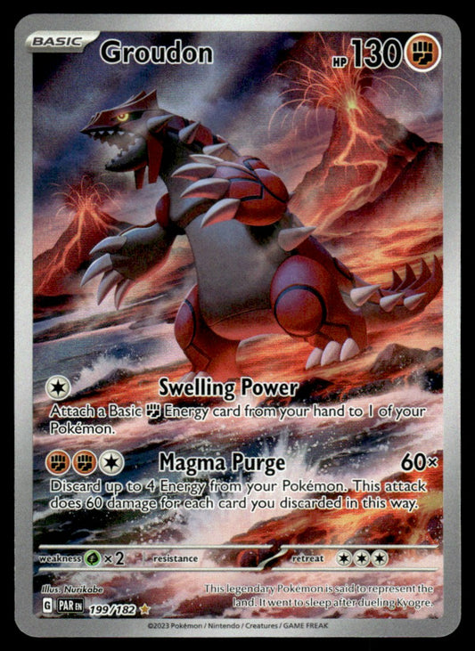 Groudon 199/182 - Paradox Rift - Scarlet & Violet